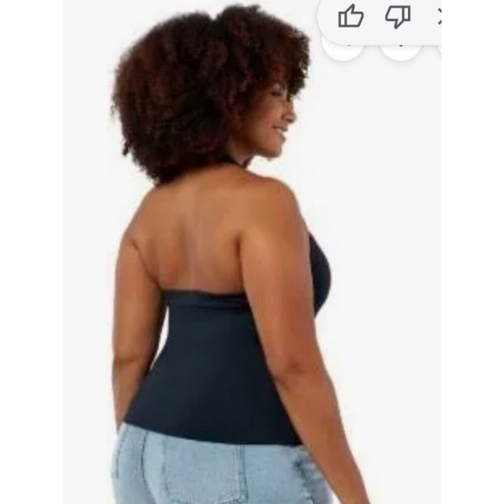 New Edited By Remi Bader Halter Top Black Size Extra Large NWT - Picture 3 of 4